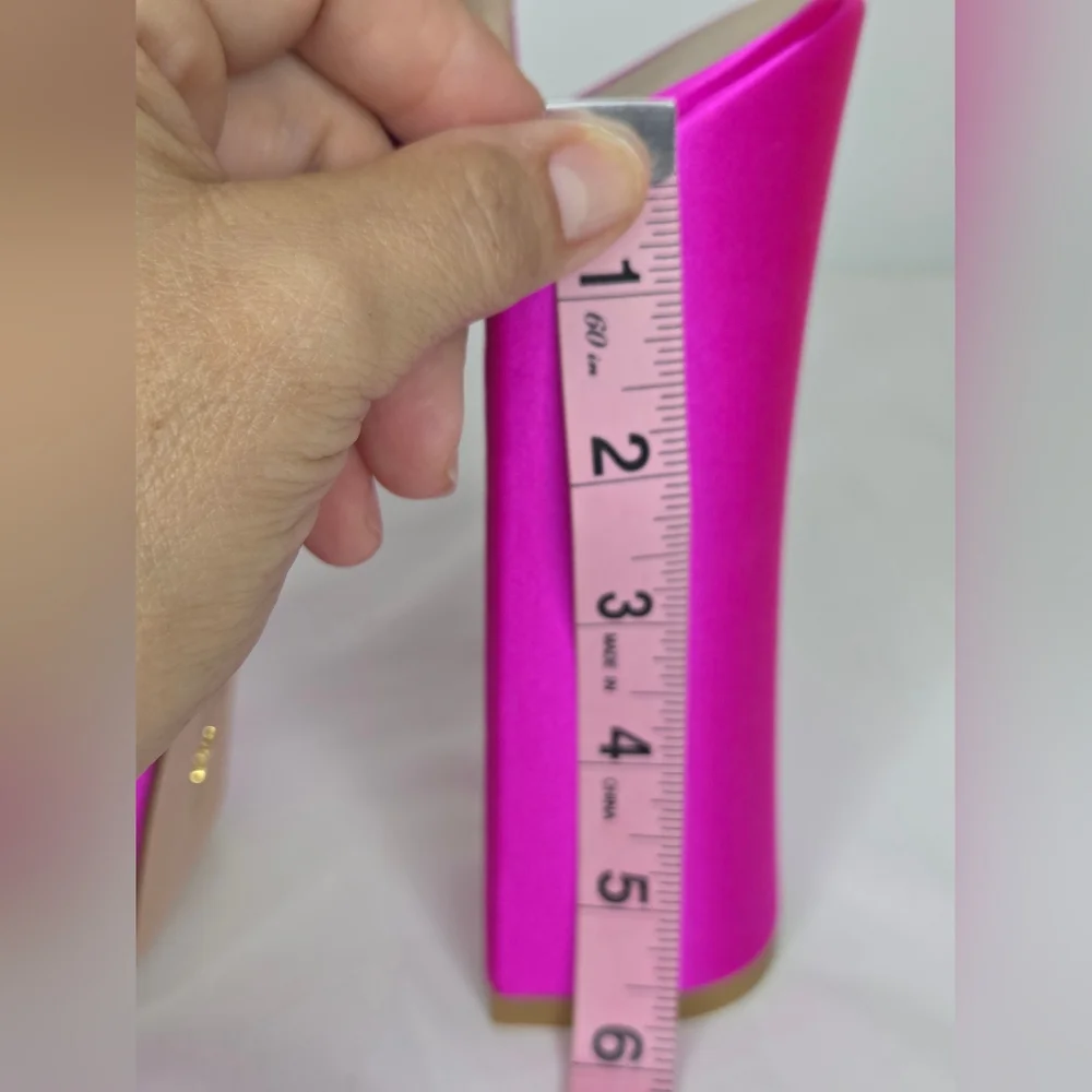 NWT Stuart Weitzman Size 10 Platform Heels In Hot Pink Shoes - Picture 13 of 13